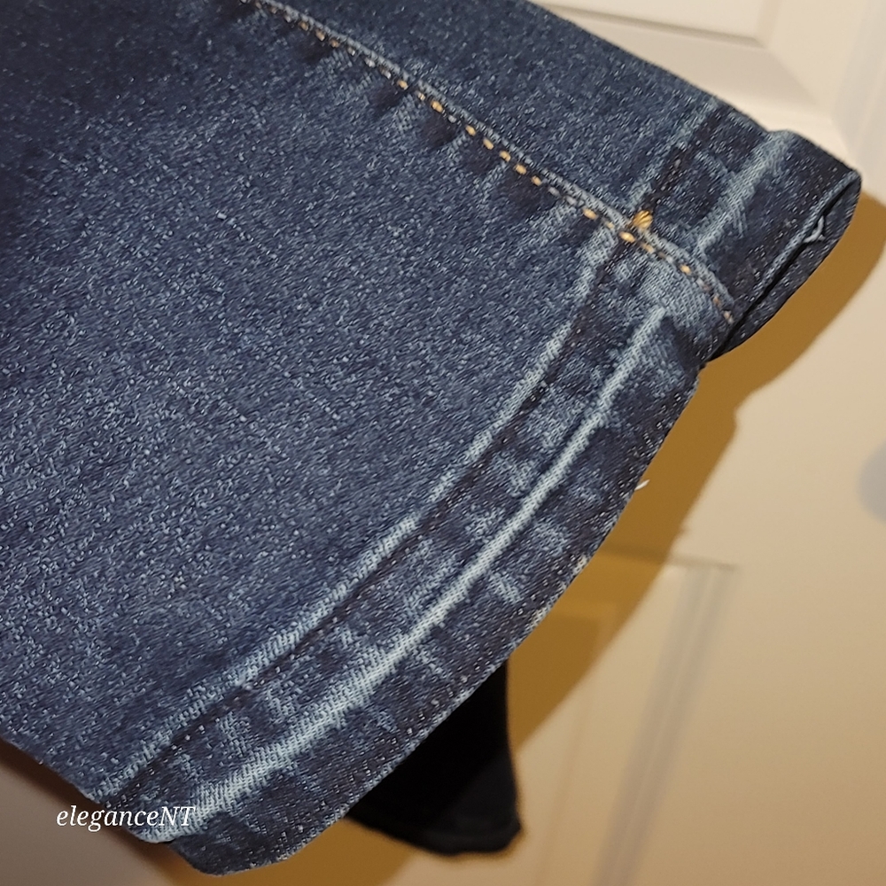 Old Navy Straight Leg Blue Jeans with Built in Flex Boys Size: 10 - Picture 5 of 7
